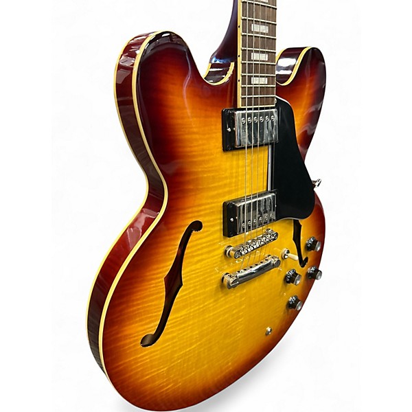 Used Epiphone ES335 3 Color Sunburst Hollow Body Electric Guitar