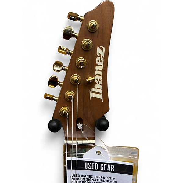 Used Ibanez THHBB10 Tim Henson Signature Black Solid Body Electric Guitar