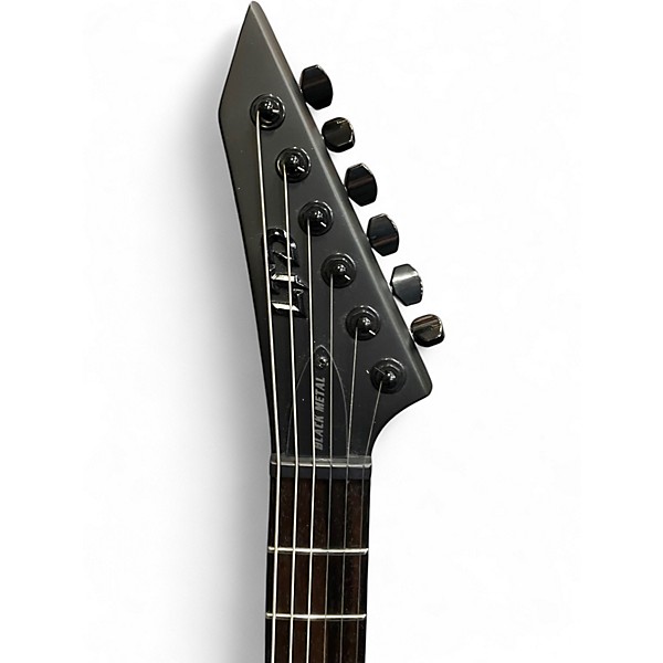 Used ESP LTD EX Black Metal Black Solid Body Electric Guitar