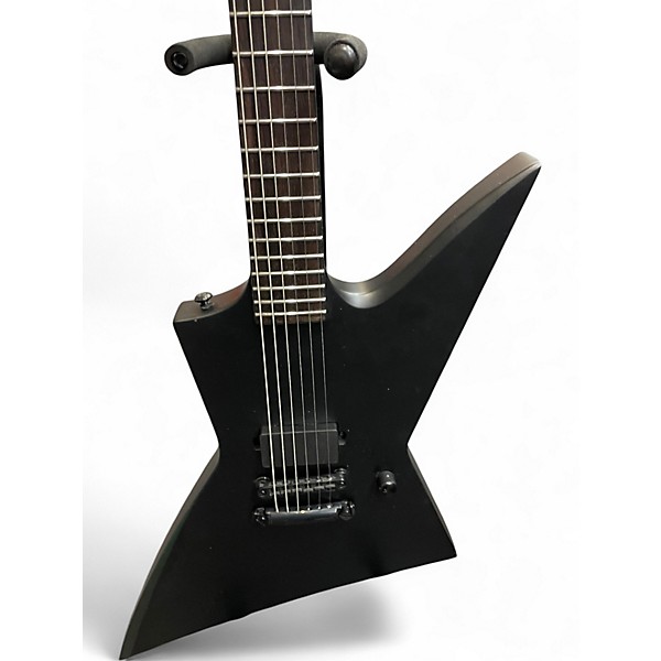 Used ESP LTD EX Black Metal Black Solid Body Electric Guitar