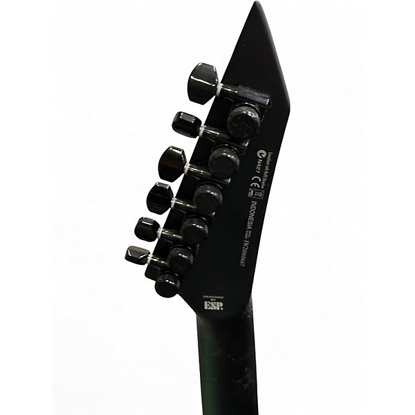 Used ESP LTD EX Black Metal Black Solid Body Electric Guitar
