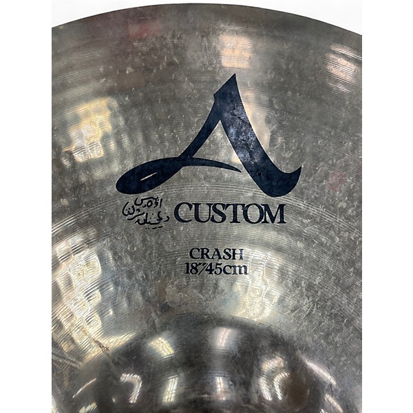 Used Zildjian 18in A Custom Crash Cymbal