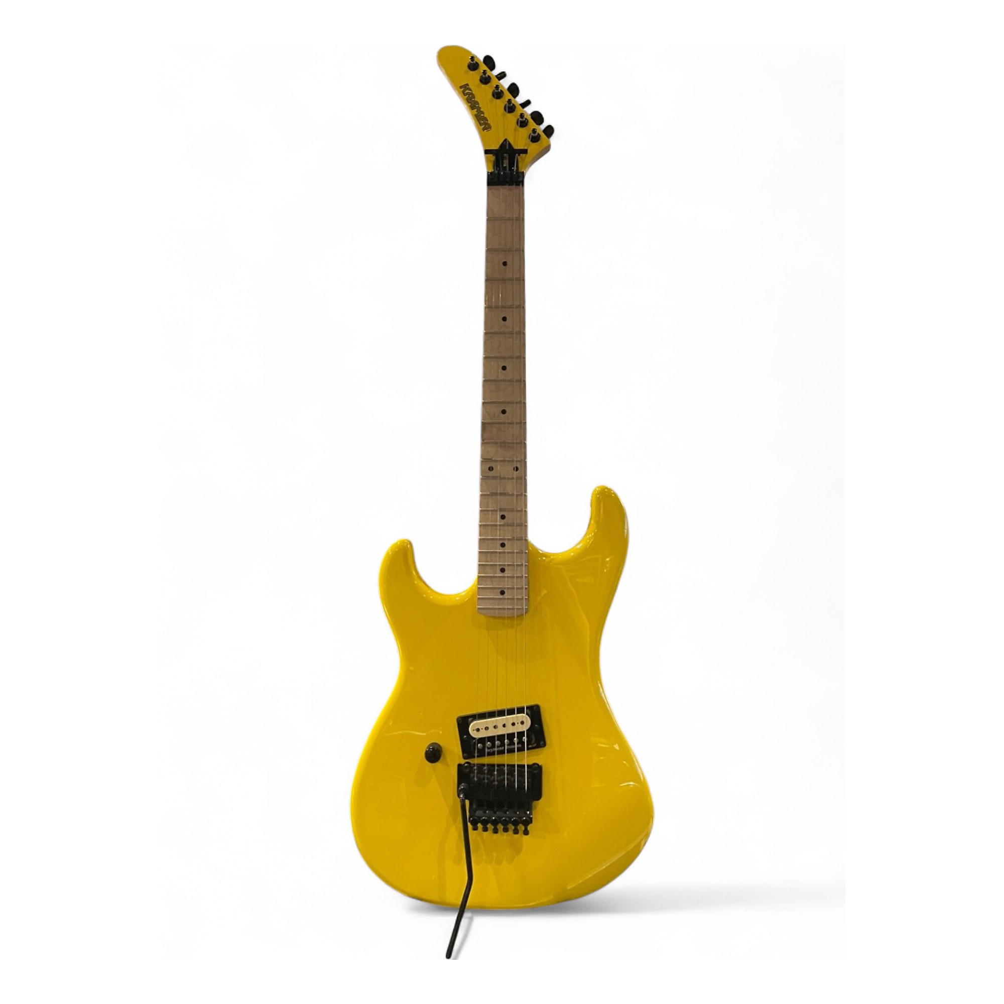 Used Kramer baretta bumble bee yellow Electric Guitar bumble bee