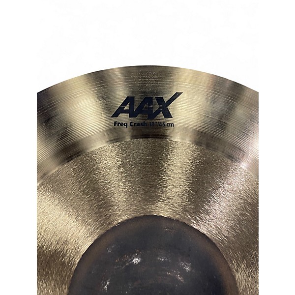 Used SABIAN 18in AAX Frequency Crash Cymbal