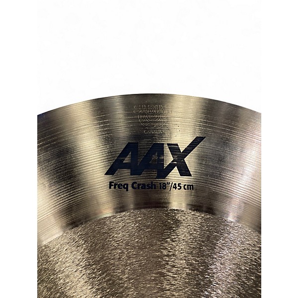 Used SABIAN 18in AAX Frequency Crash Cymbal