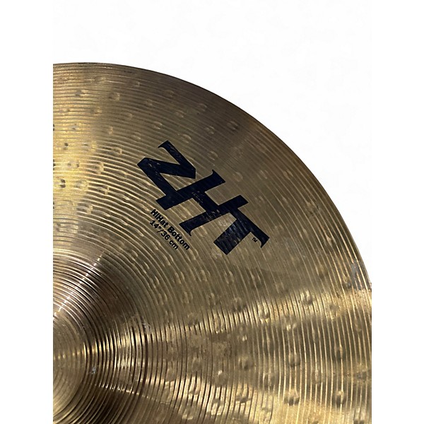 Used Zildjian 14in ZHT Rock Hi Hat Pair Cymbal