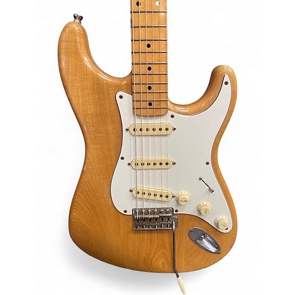Used 1980s Fender Stratocaster Natural Solid Body Electric Guitar