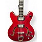 Used 2020s Hagstrom Viking Bass Trans Red Electric Bass Guitar
