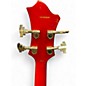 Used 2020s Hagstrom Viking Bass Trans Red Electric Bass Guitar