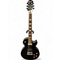 Used Epiphone Les Paul Traditional Pro Black Solid Body Electric Guitar thumbnail