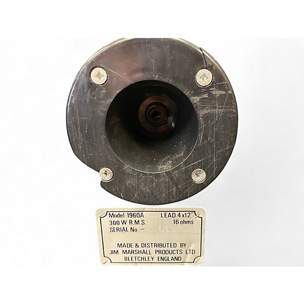 Used Marshall 1960A 4X12 Guitar Cabinet