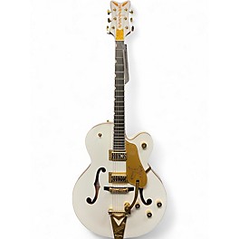 Used Gretsch Guitars G6136T White Falcon Bigsby White Hollow Body Electric Guitar