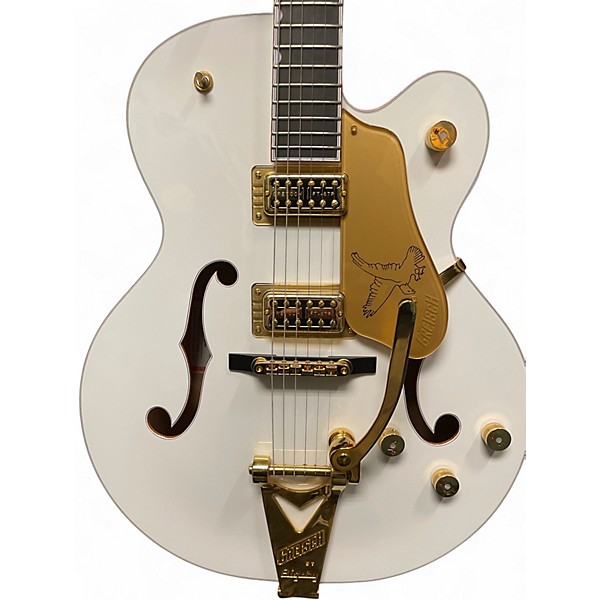 Used Gretsch Guitars G6136T White Falcon Bigsby White Hollow Body Electric Guitar