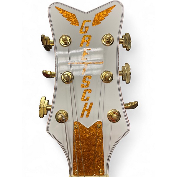 Used Gretsch Guitars G6136T White Falcon Bigsby White Hollow Body Electric Guitar