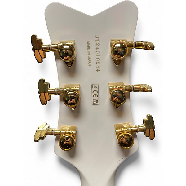 Used Gretsch Guitars G6136T White Falcon Bigsby White Hollow Body Electric Guitar