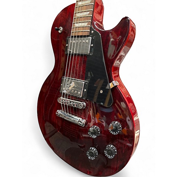 Used Gibson Les Paul Studio Red Solid Body Electric Guitar