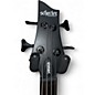 Used Schecter Guitar Research STEALTH Satin Black Electric Bass Guitar