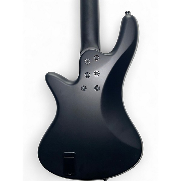 Used Schecter Guitar Research STEALTH Satin Black Electric Bass Guitar