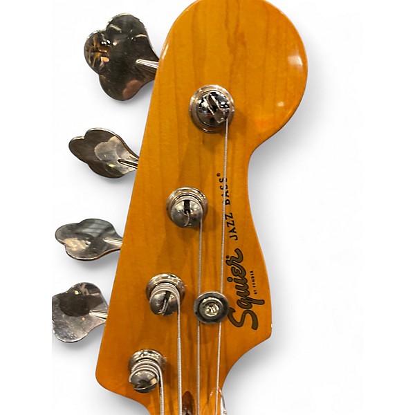 Used Squier Classic Vibe '60s Fretless Jazz Bass 3 Tone Sunburst Electric Bass Guitar