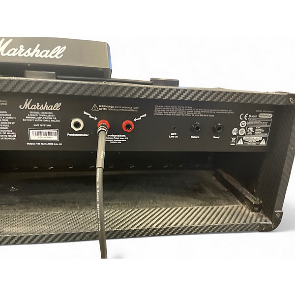 Used Marshall MG100HCFX 100W Solid State Guitar Amp Head