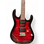 Used Ibanez GRX70QA Trans Red Solid Body Electric Guitar