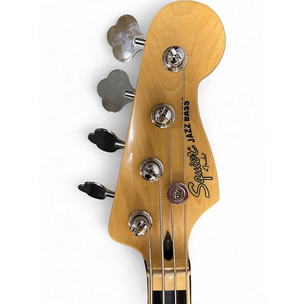 Used Squier Vintage Modified 70S Jazz Bass Olympic White Electric Bass Guitar