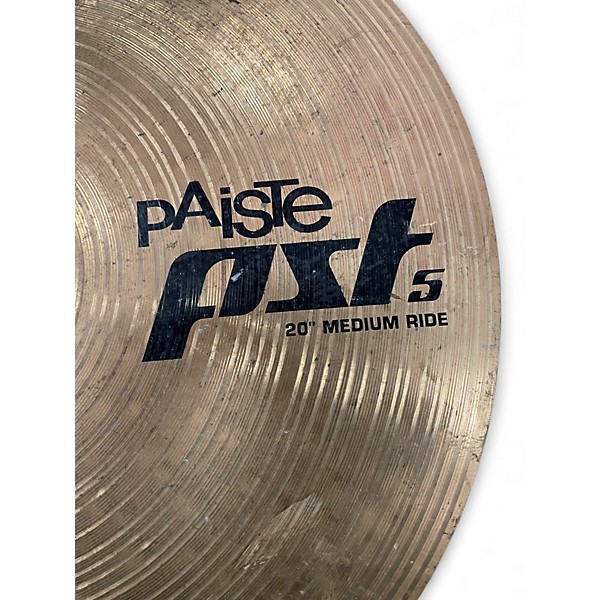 Used Paiste 20in PST5 Medium Ride Cymbal