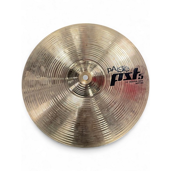 Used Paiste 14in PST5 Hi Hat Pair Cymbal