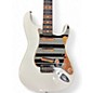 Used Fender STRATOCASTER MODDED WHITE W/ DECALS Solid Body Electric Guitar