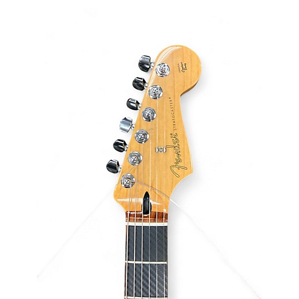 Used Fender STRATOCASTER MODDED WHITE W/ DECALS Solid Body Electric Guitar