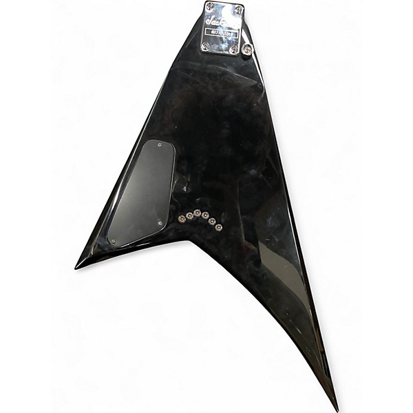 Used Jackson V Black Solid Body Electric Guitar