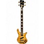 Used Spector Euro 4 Custom Natural Burl Electric Bass Guitar thumbnail