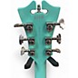 Used D'Angelico Premier Series DC Surf Green Hollow Body Electric Guitar