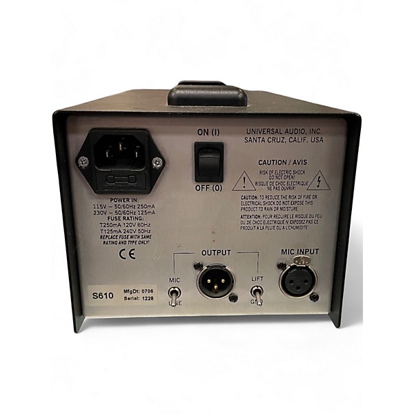 Used Universal Audio Solo 610 Microphone Preamp
