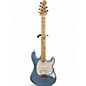 Used Sterling by Music Man CUTLASS CT30 HSS Blue Solid Body Electric Guitar thumbnail