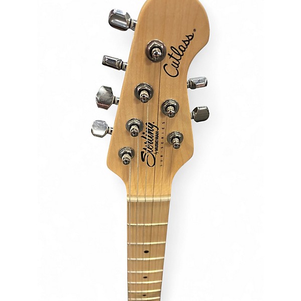 Used Sterling by Music Man CUTLASS CT30 HSS Blue Solid Body Electric Guitar