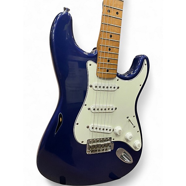 Used Fender Standard Stratocaster Midnight Blue Solid Body Electric Guitar