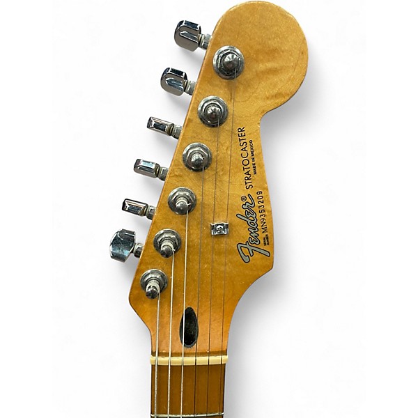 Used Fender Standard Stratocaster Midnight Blue Solid Body Electric Guitar