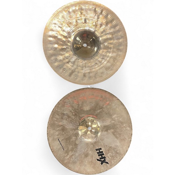 Used SABIAN 14in HHX GROOVE HI HAT PAIR Cymbal