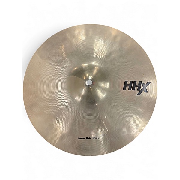 Used SABIAN 14in HHX GROOVE HI HAT PAIR Cymbal