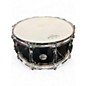 Used Gretsch Drums 14in BLACK NICKEL OVER STEEL Gunmetal Gray Drum