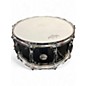 Used Gretsch Drums 14in BLACK NICKEL OVER STEEL Gunmetal Gray Drum