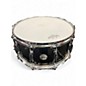 Used Gretsch Drums 14in BLACK NICKEL OVER STEEL Gunmetal Gray Drum