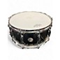 Used Gretsch Drums 14in BLACK NICKEL OVER STEEL Gunmetal Gray Drum