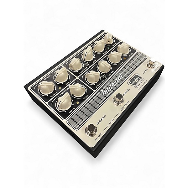 Used Tone King IMPERIAL PREAMP FX PEDAL CREAM & BLK Effect Pedal