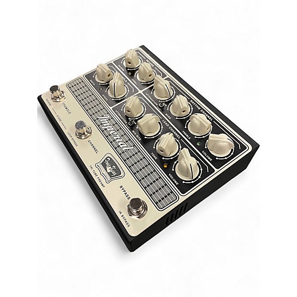 Used Tone King IMPERIAL PREAMP FX PEDAL CREAM & BLK Effect Pedal