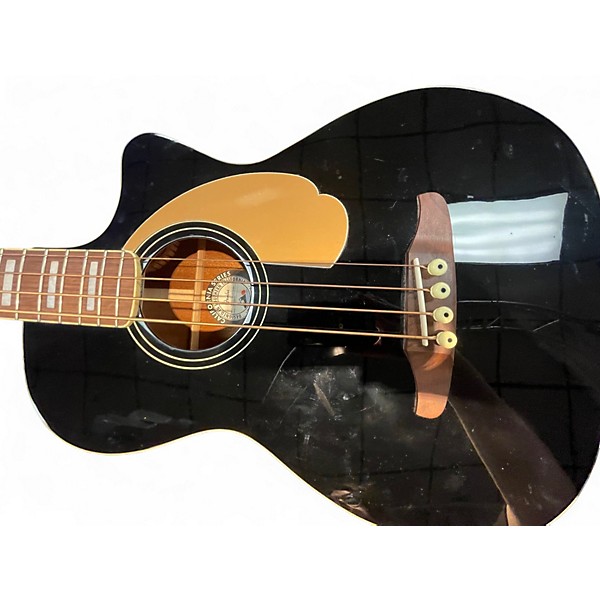 Used Fender Kingman V2 Black Acoustic Bass Guitar