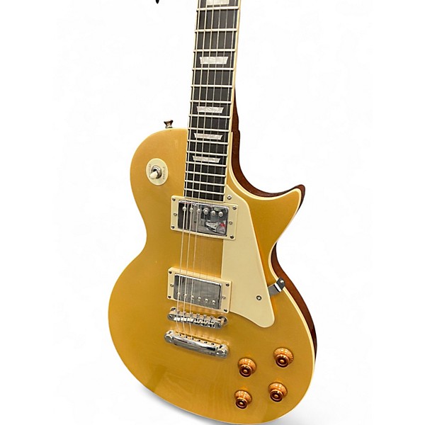 Used Washburn Oscar Schmidt OE20 Gold Top Solid Body Electric Guitar