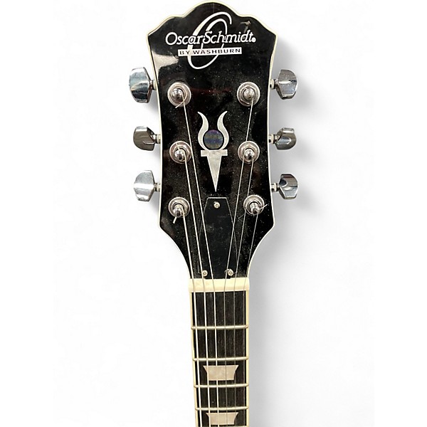 Used Washburn Oscar Schmidt OE20 Gold Top Solid Body Electric Guitar