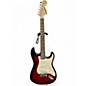 Used Starcaster by Fender Stratocaster Red to Black Fade Solid Body Electric Guitar thumbnail